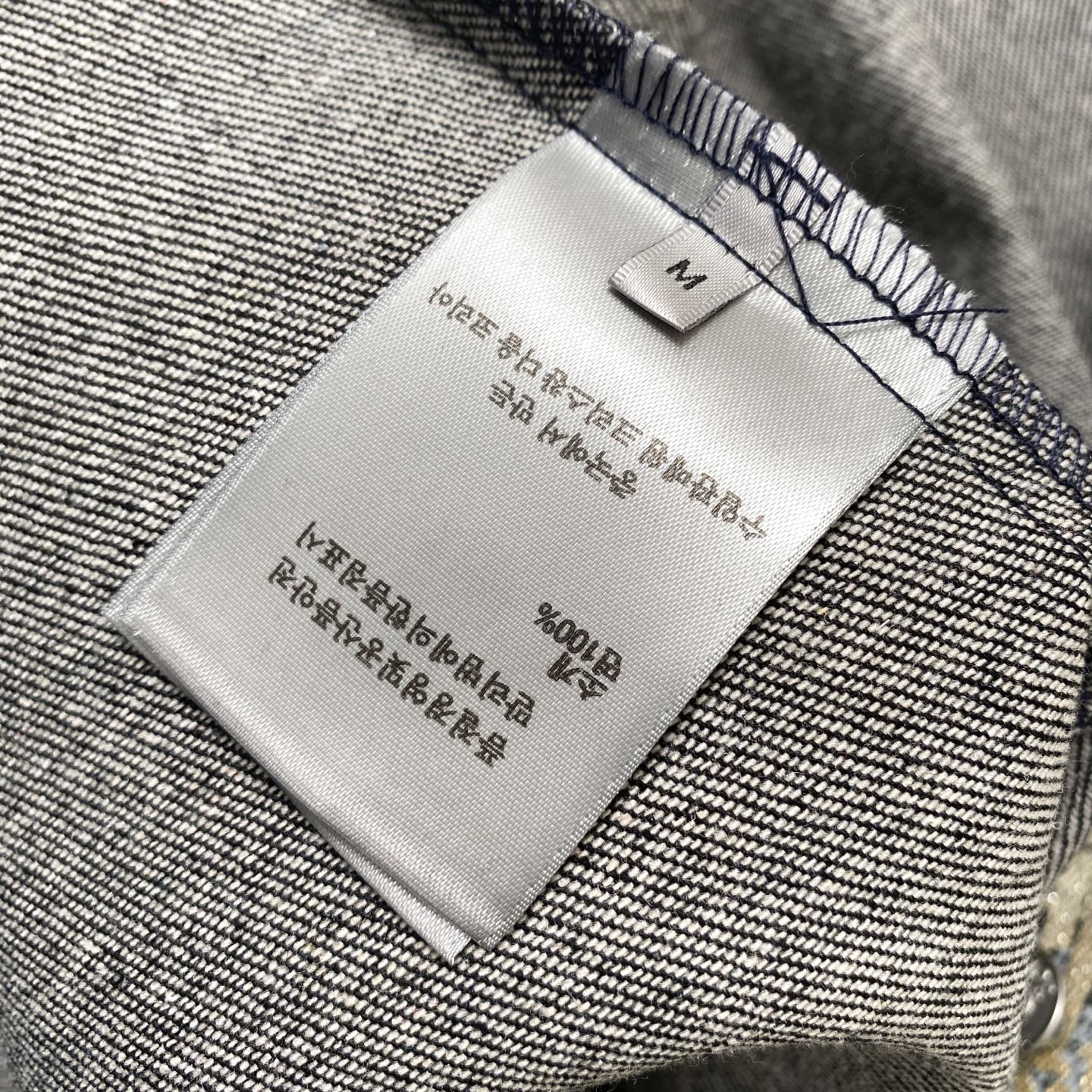 High craft gold stamping denim jacket High craft gold stamping denim jacket