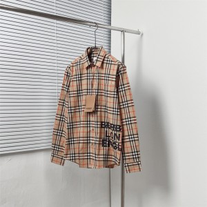 Classic striped letter print shirt