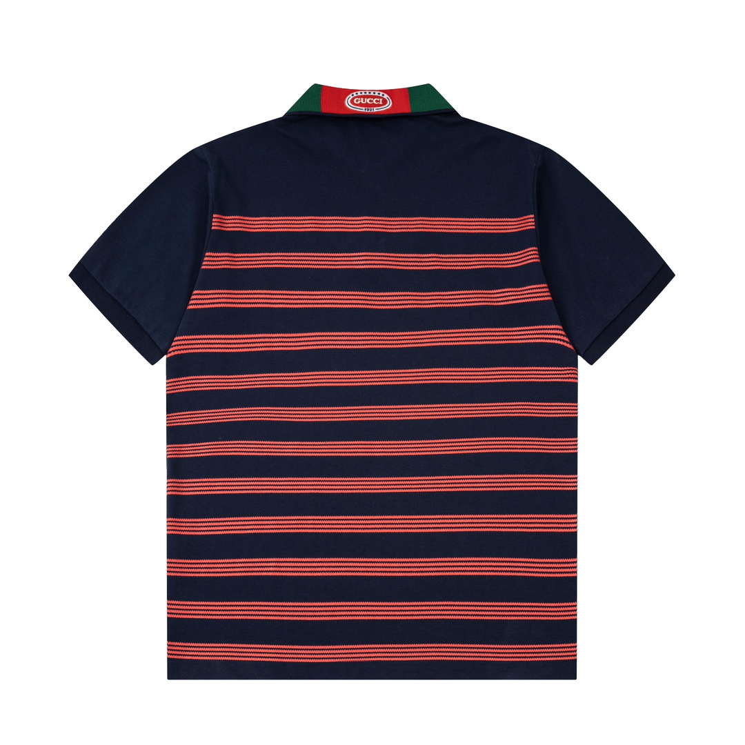 Contrasting embroidered polo shirt Contrasting embroidered polo shirt