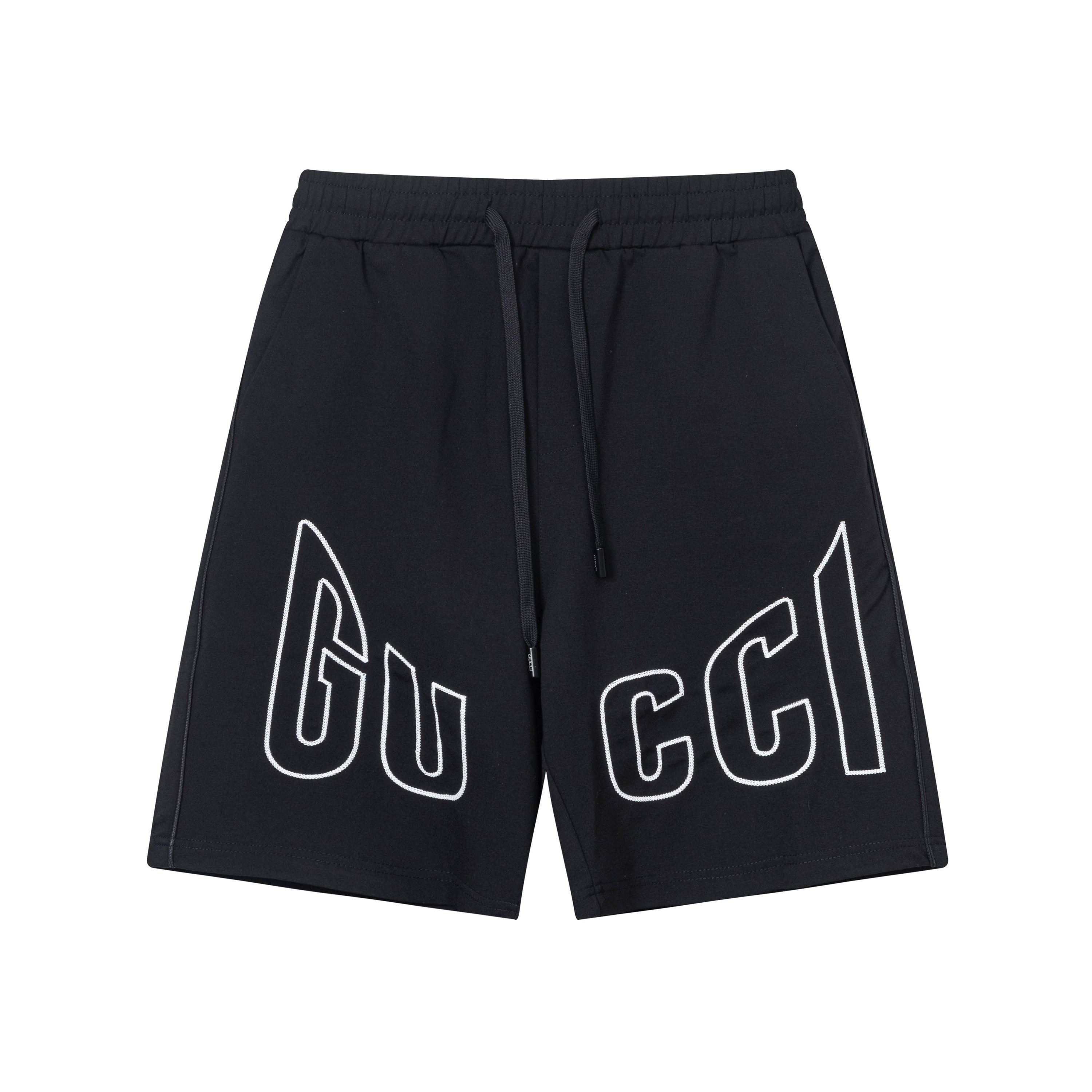 Embroidered logo knit shorts Embroidered logo knit shorts