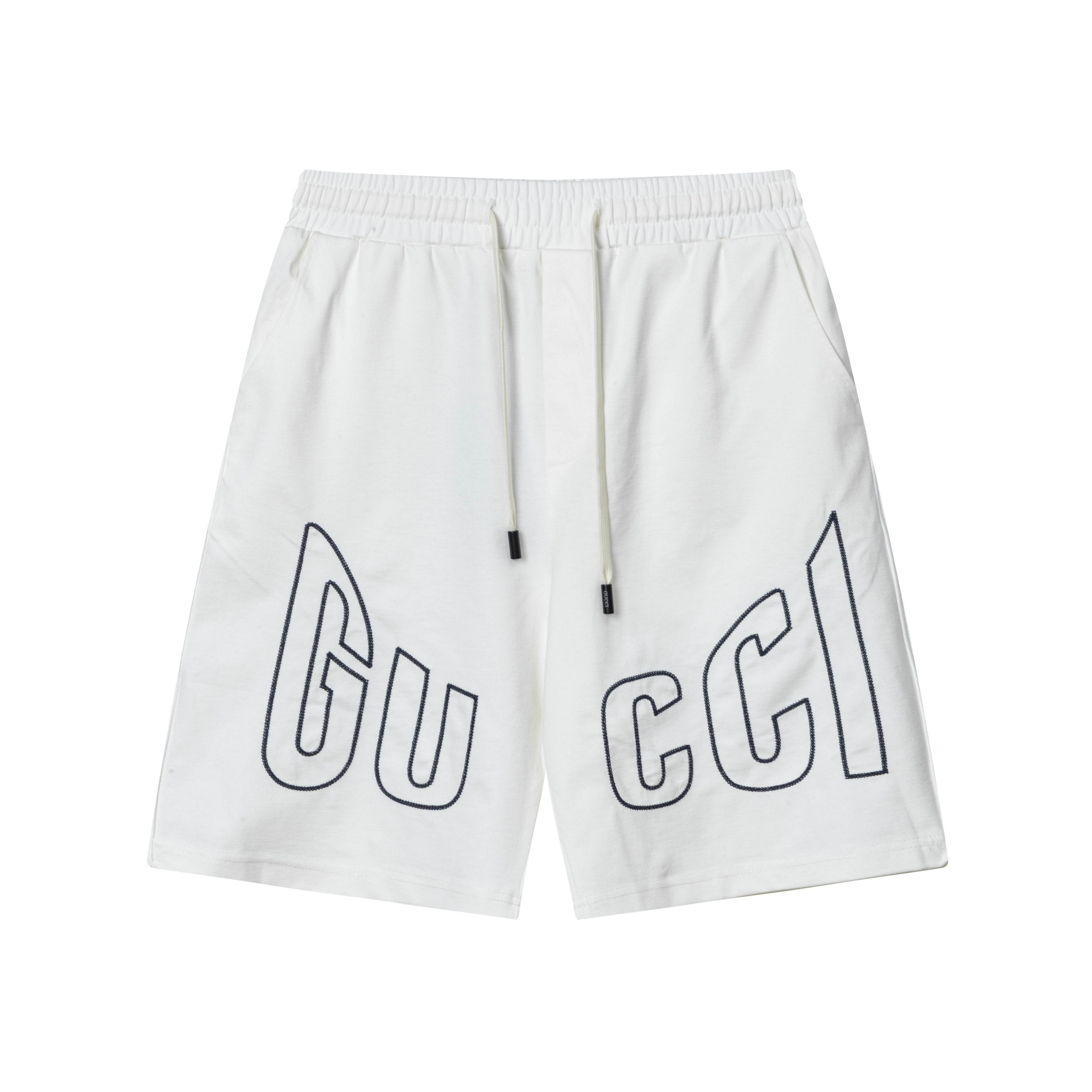 Embroidered logo knit shorts Embroidered logo knit shorts