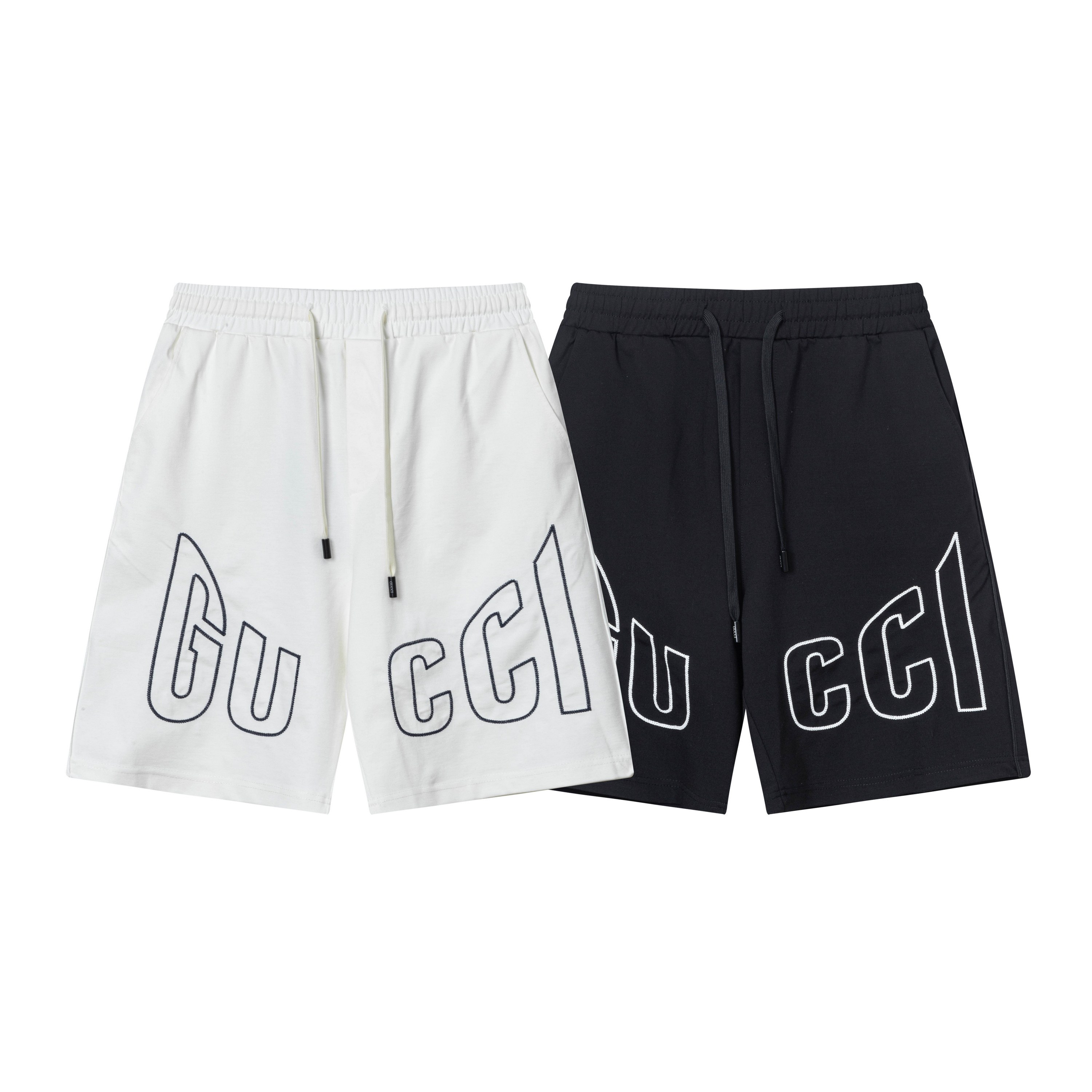 Embroidered logo knit shorts Embroidered logo knit shorts