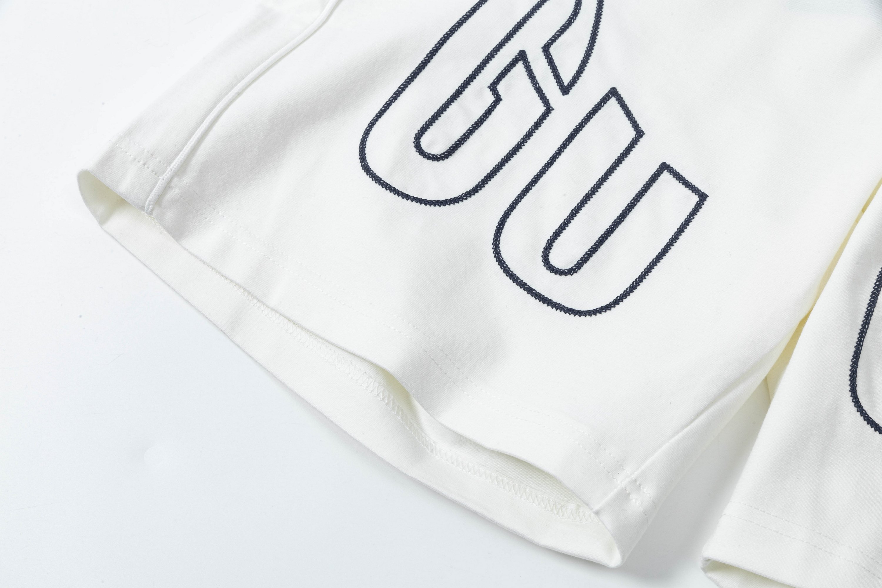 Embroidered logo knit shorts Embroidered logo knit shorts