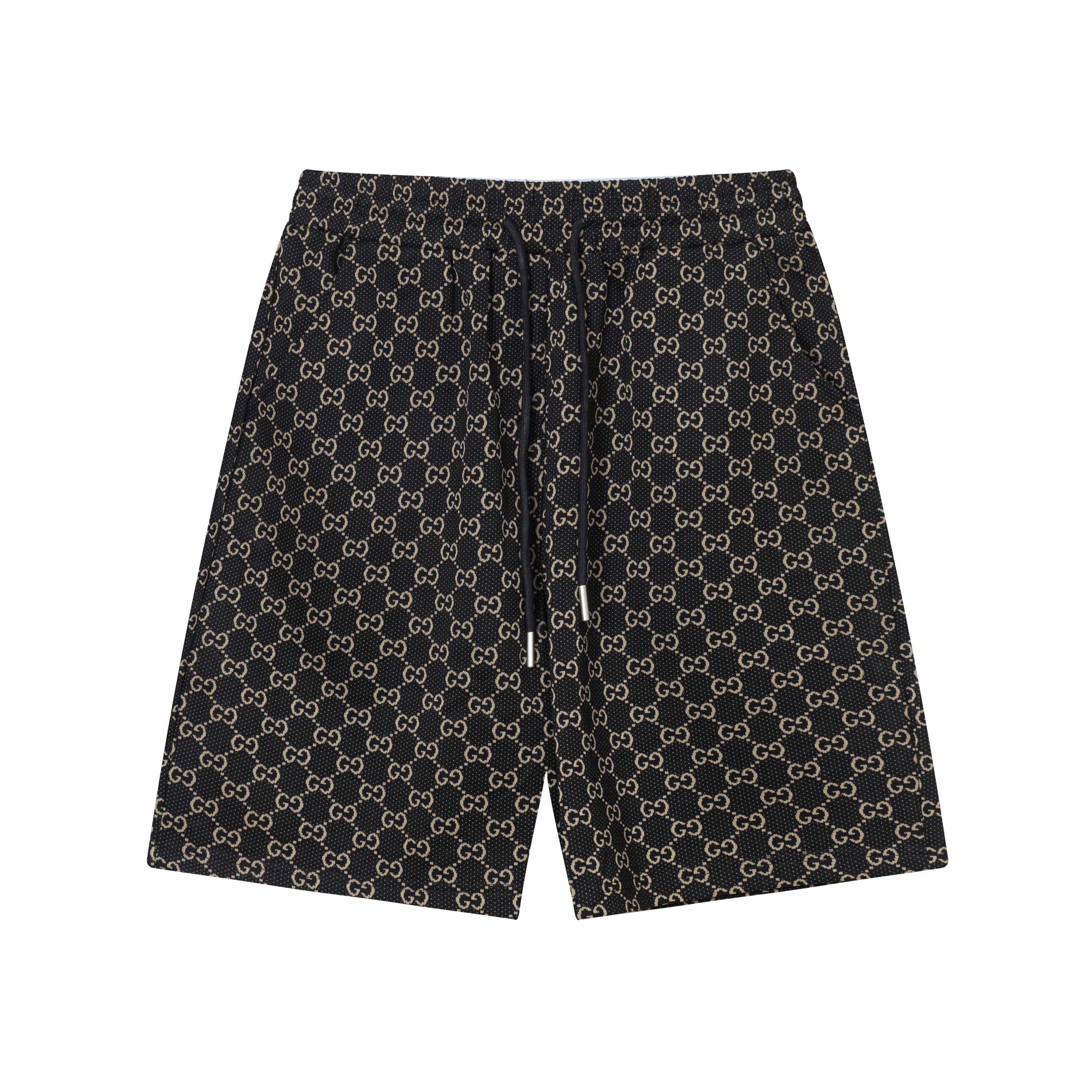 Summer new full logo knitted shorts Summer new full logo knitted shorts
