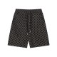 Summer new full logo knitted shorts Summer new full logo knitted shorts