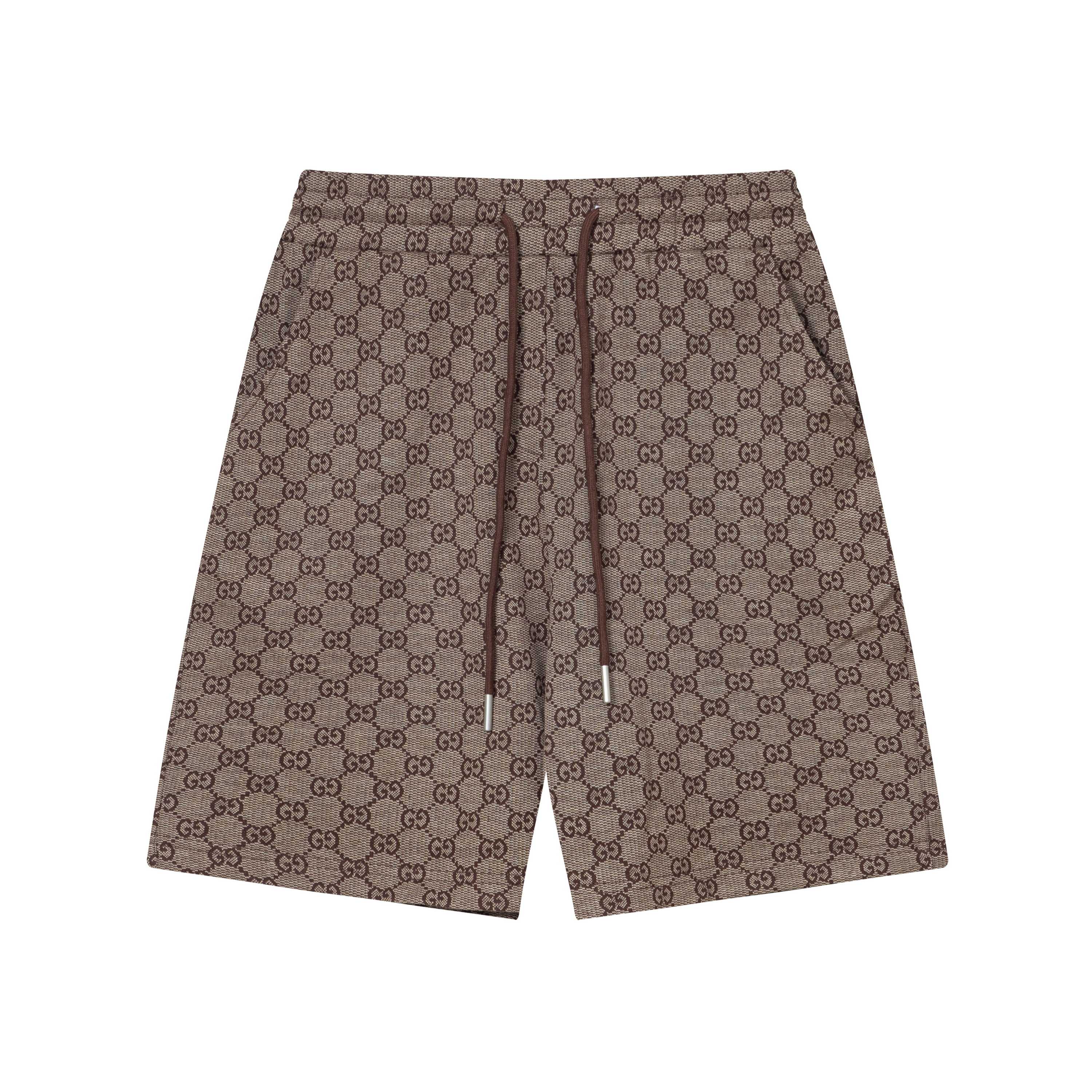 Summer new full logo knitted shorts Summer new full logo knitted shorts