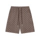 Summer new full logo knitted shorts Summer new full logo knitted shorts