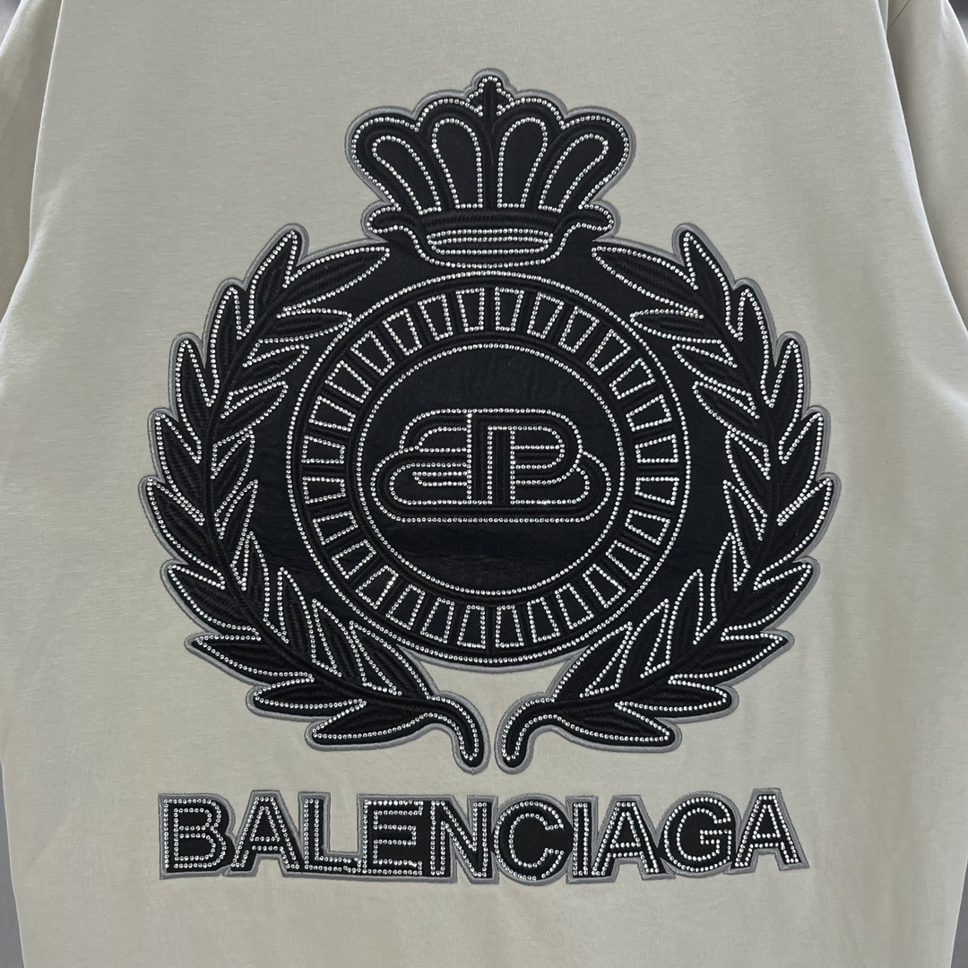 Summer new embroidery hot drill t-shirt Summer new embroidery hot drill t-shirt
