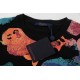 Ink splashing print t-shirt Ink splashing print t-shirt
