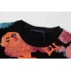 Ink splashing print t-shirt Ink splashing print t-shirt