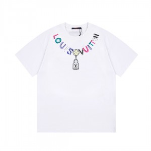 Colorful letters print t-shirt