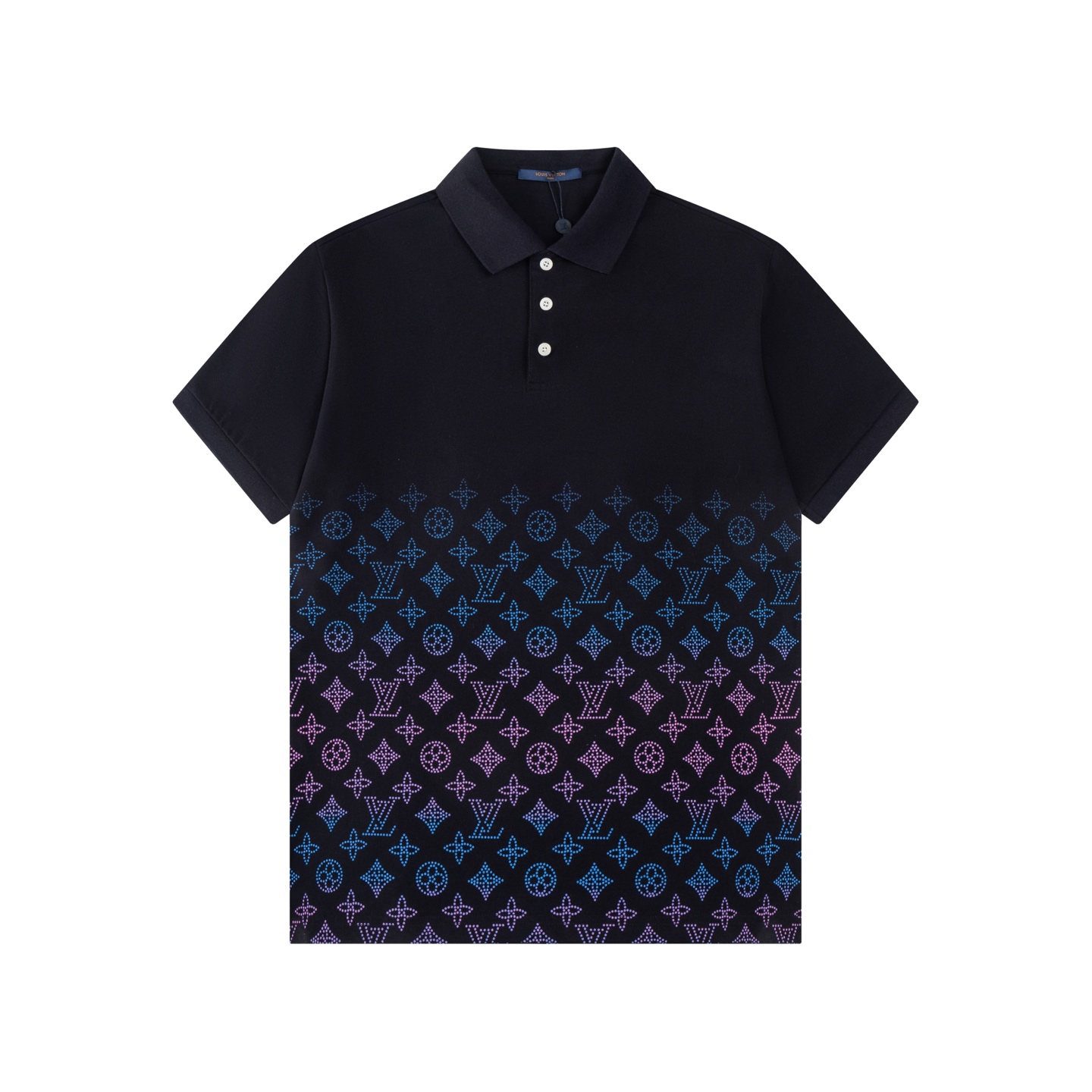 Gradient colour printing polo shirt Gradient colour printing polo shirt