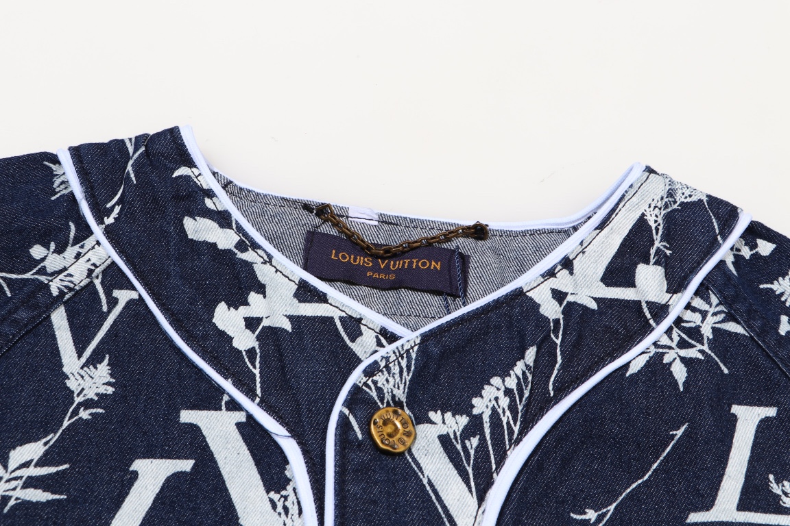 Denim waistcoat short-sleeved shirt Denim waistcoat short-sleeved shirt