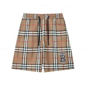 Plaid beach shorts