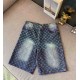 Premium craftsmanship new rainbow denim suit Premium craftsmanship new rainbow denim suit