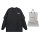 Printed ripped long sleeve t-shirt Printed ripped long sleeve t-shirt