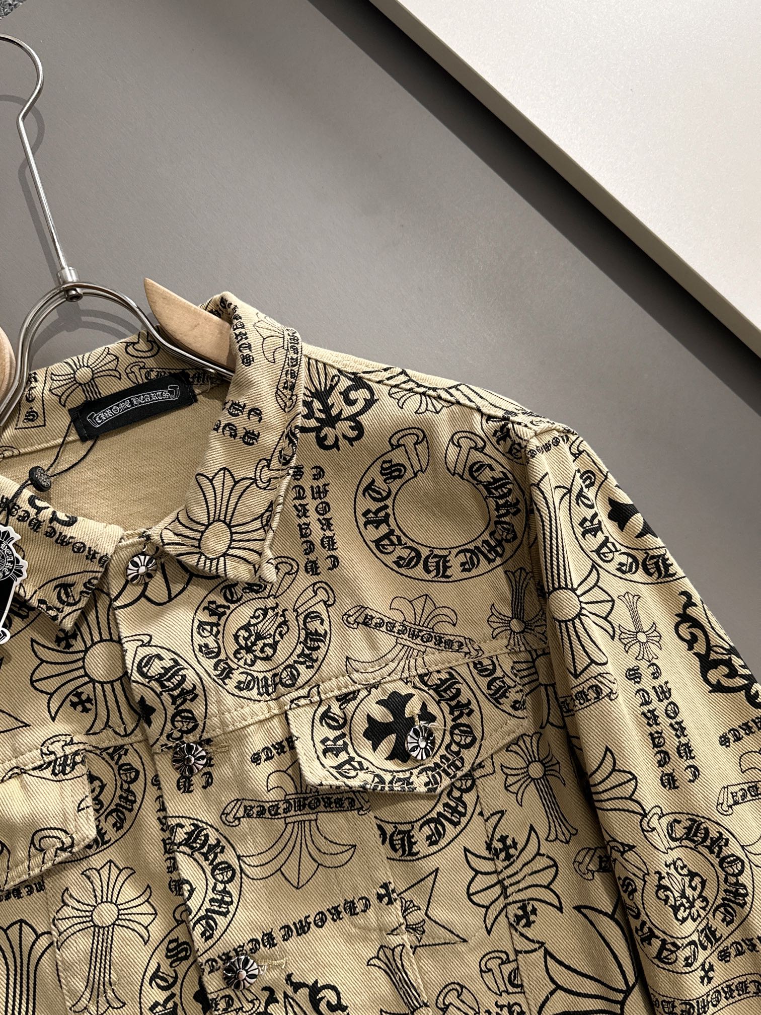 High-end jacquard craft denim jacket High-end jacquard craft denim jacket