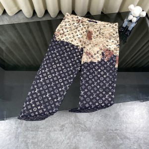 Fire cloud tie dye jeans