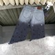 Gradient color flame jeans Gradient color flame jeans