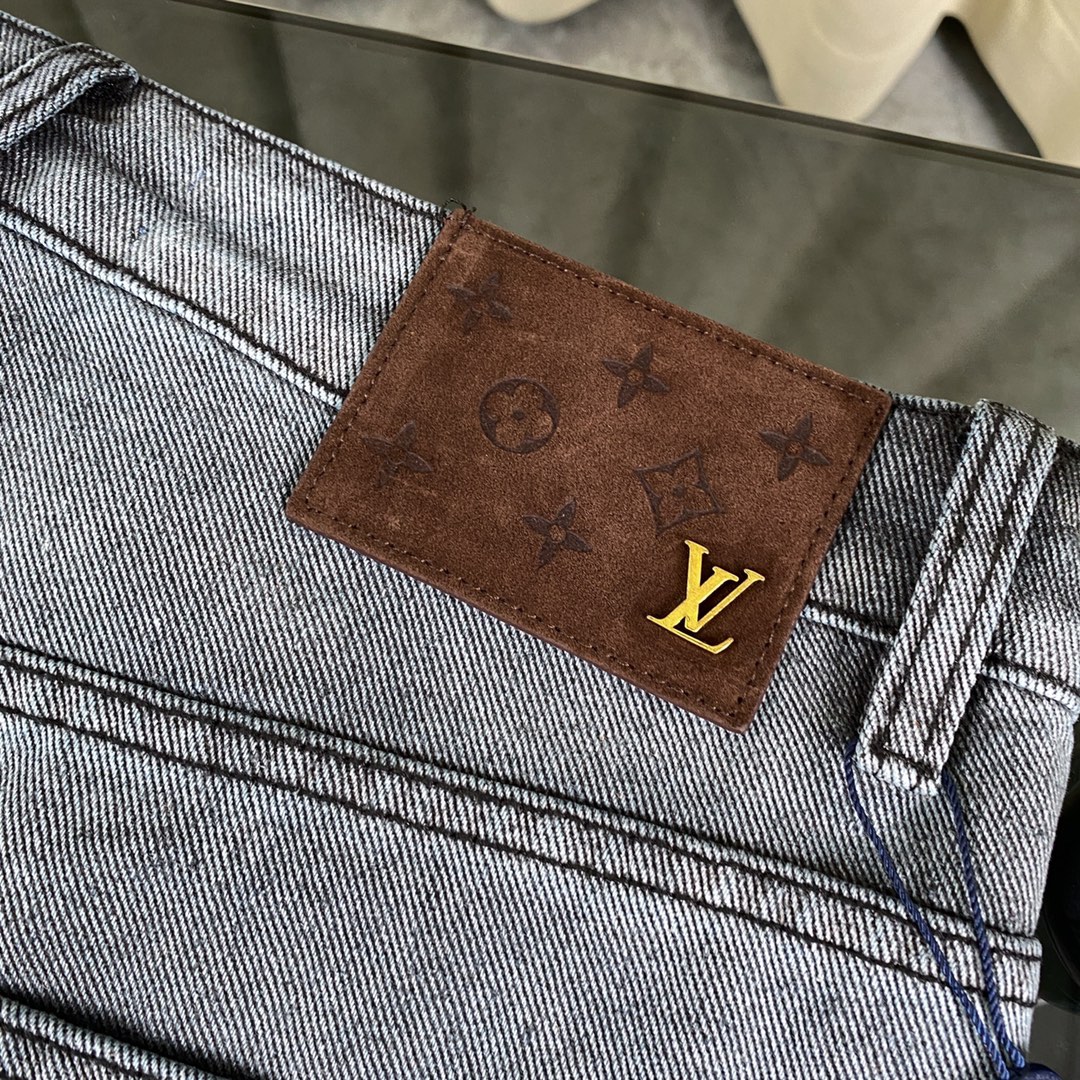 Gradient color flame jeans Gradient color flame jeans