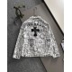 High-end jacquard craft denim jacket High-end jacquard craft denim jacket