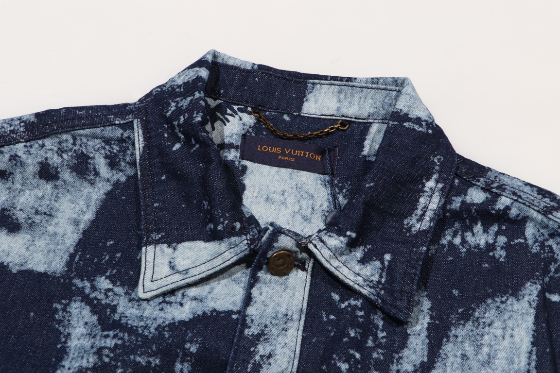 Denim checkerboard shirt Denim checkerboard shirt