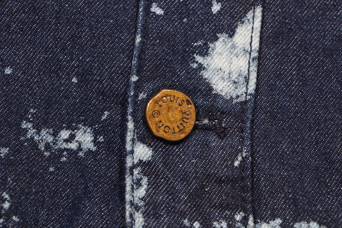 Denim checkerboard shirt Denim checkerboard shirt