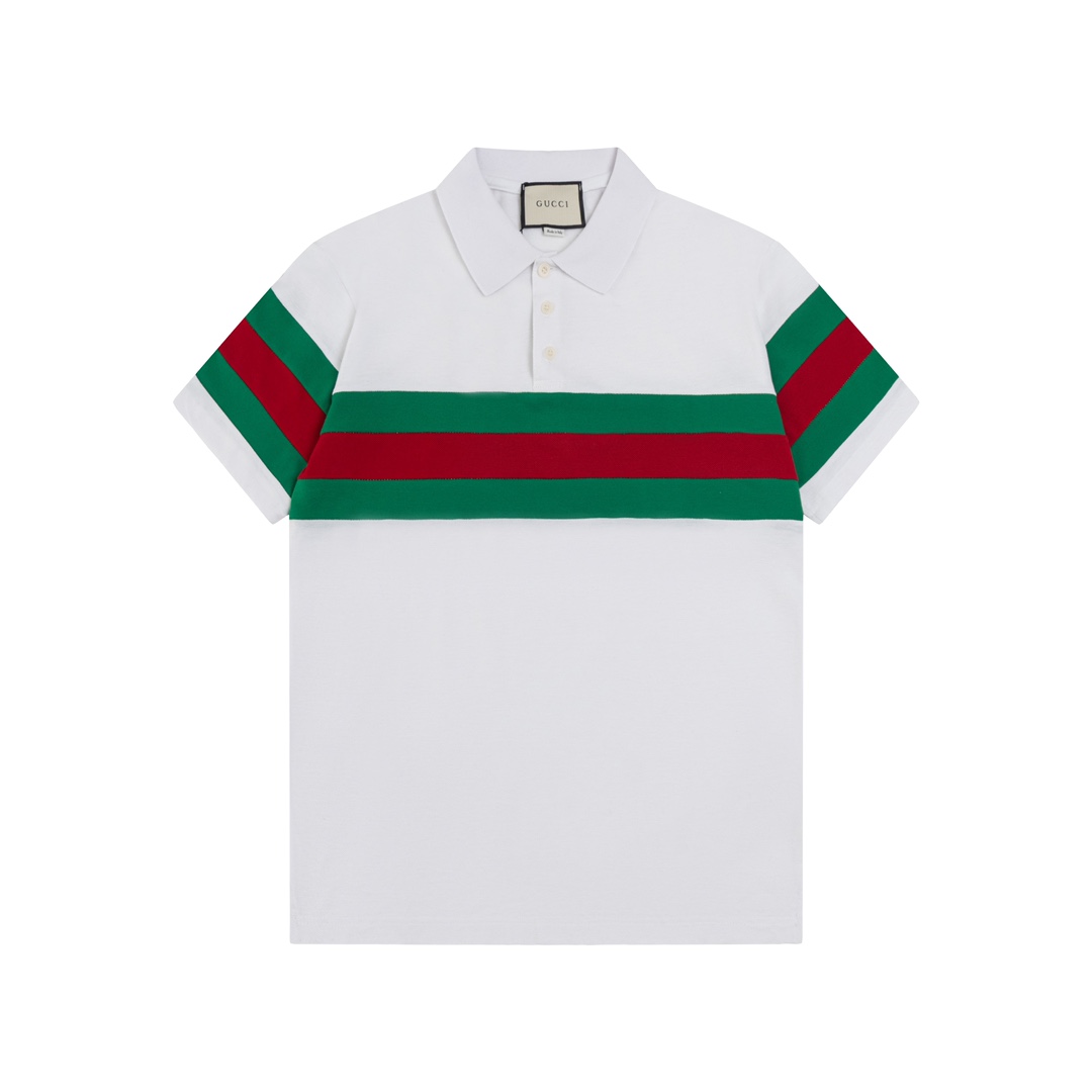 Stripe stitching polo shirt Stripe stitching polo shirt