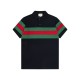 Stripe stitching polo shirt Stripe stitching polo shirt