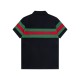 Stripe stitching polo shirt Stripe stitching polo shirt
