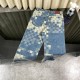 Mosaic plaid jeans Mosaic plaid jeans