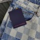 Mosaic plaid jeans Mosaic plaid jeans