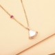Classic scallop shape diamond-set necklace Classic scallop shape diamond-set necklace