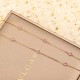 Classic scallop shape diamond-set necklace Classic scallop shape diamond-set necklace