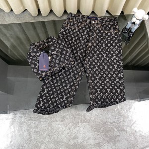 Classic full jacquard jeans
