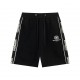 Striped patchwork knit shorts Striped patchwork knit shorts
