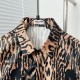 Leopard print patchwork print shirt Leopard print patchwork print shirt