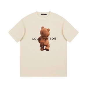 Bear print fashion t-shirt