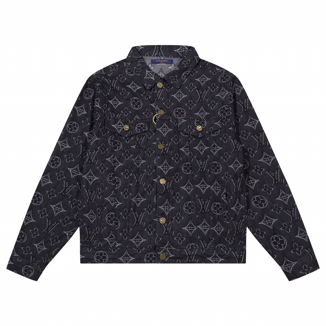 New jacquard full print denim jacket New jacquard full print denim jacket