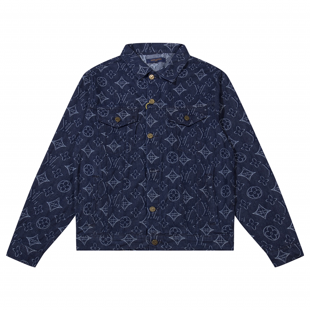 New jacquard full print denim jacket New jacquard full print denim jacket