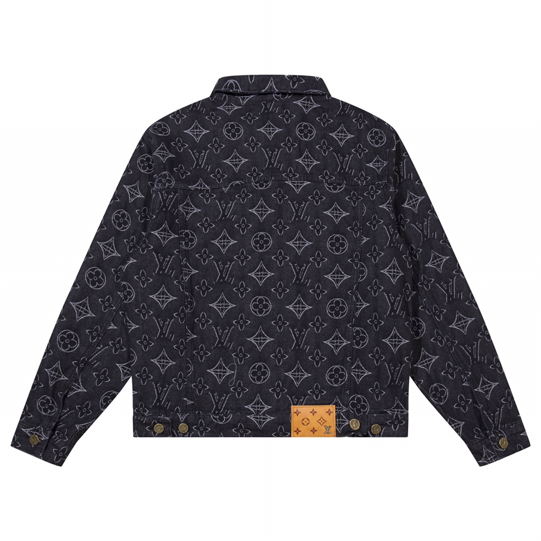 New jacquard full print denim jacket New jacquard full print denim jacket