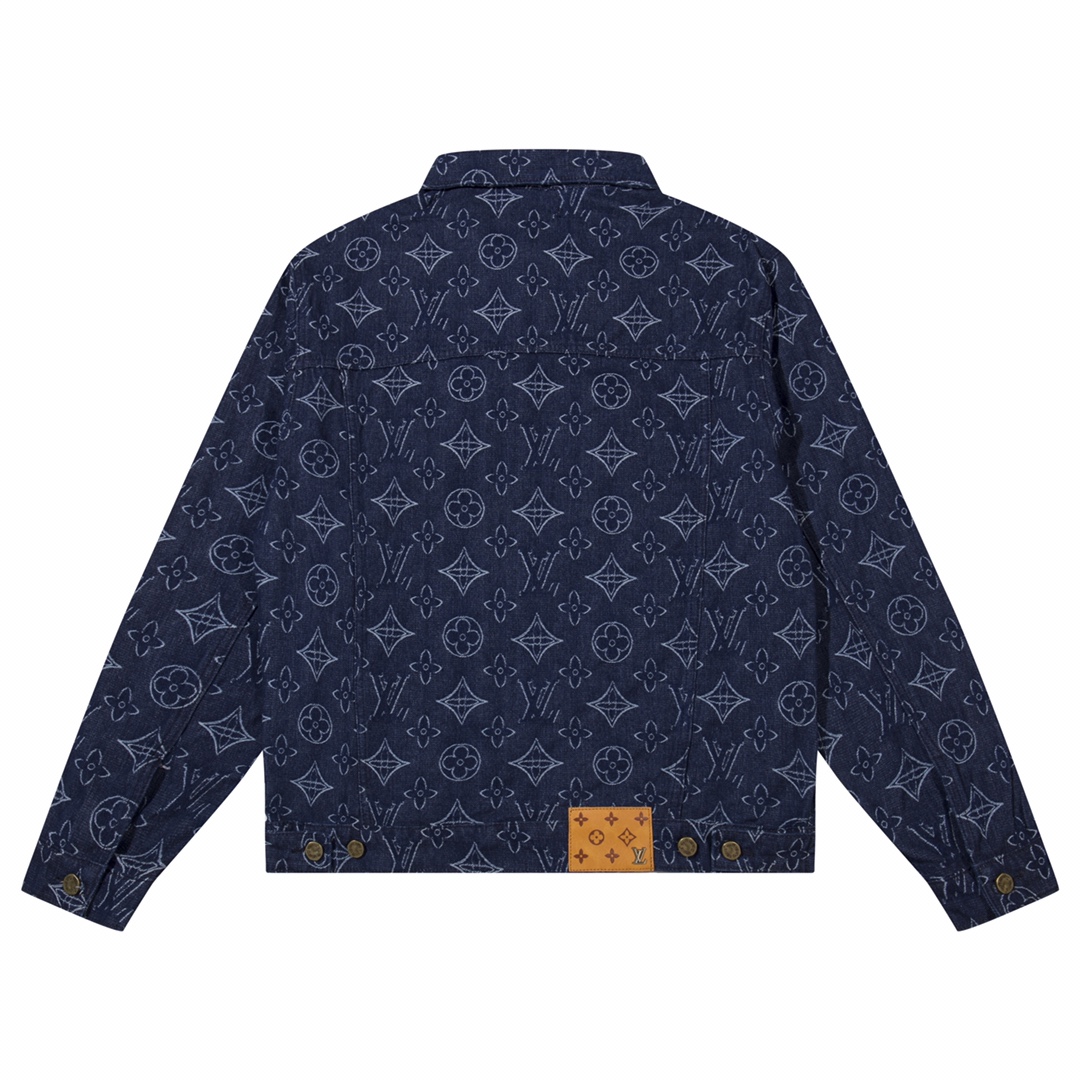 New jacquard full print denim jacket New jacquard full print denim jacket