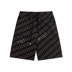 Summer new full logo knitted shorts