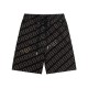 Summer new full logo knitted shorts Summer new full logo knitted shorts