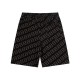 Summer new full logo knitted shorts Summer new full logo knitted shorts