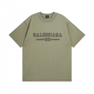 Embroidery wash t-shirt