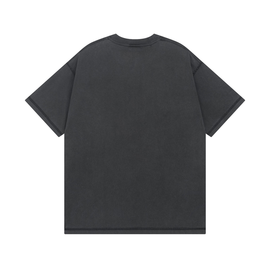 Embroidery wash t-shirt Embroidery wash t-shirt