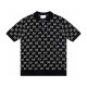 Letter full print polo Letter full print polo