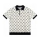 Letter full print polo Letter full print polo
