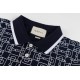 Full print cotton polo shirt